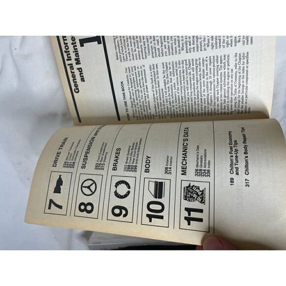 Chilton's Repair Manual Celebrity/Century/Cutlass Ciera/6000 1982-92 Part 7309 - Picture 5 of 5